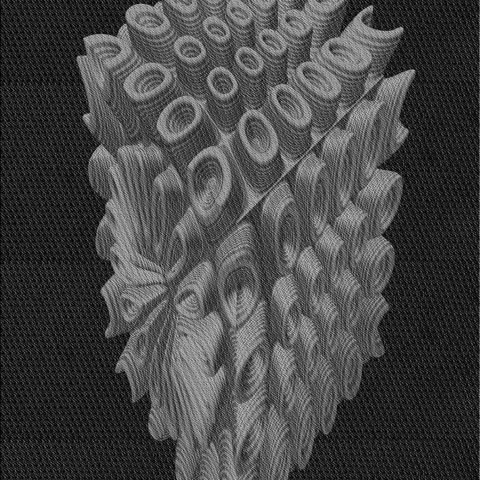 Machine Washable Transitional Ash Gray Rug, wshpat1550gry