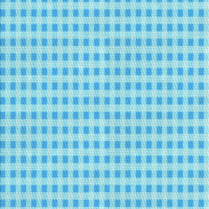 Patterned Bright Turquoise Blue Rug, pat1551lblu