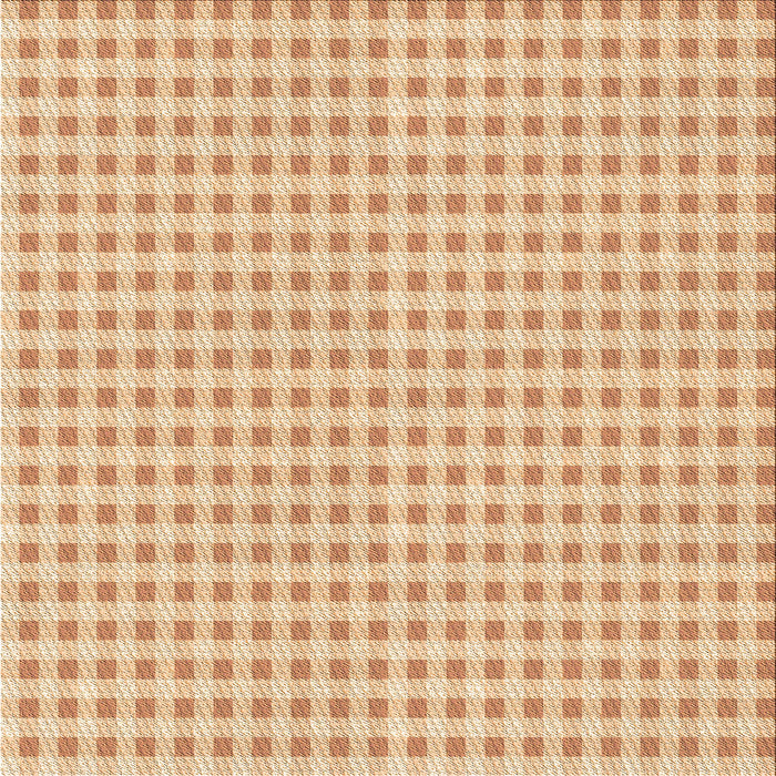 Round Patterned Orange Rug, pat1551org