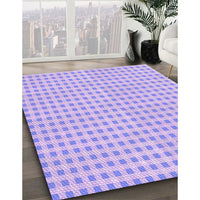 Patterned Blossom Pink Rug, pat1551pur