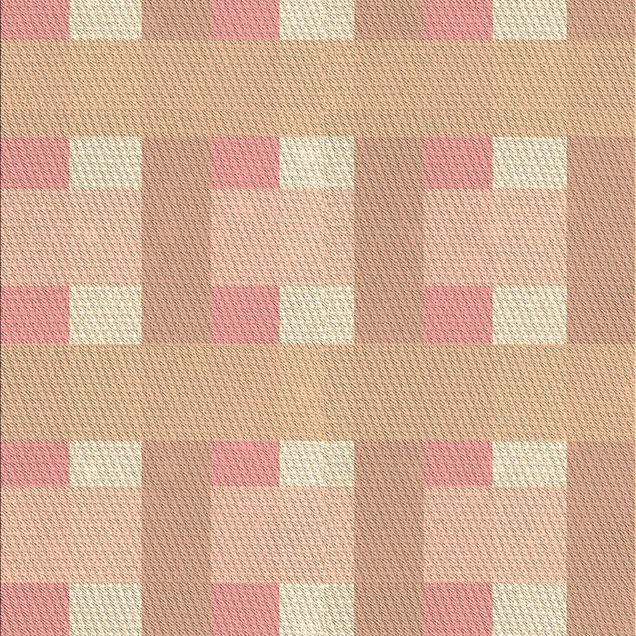 Patterned Sunrise Orange Rug, pat1552brn