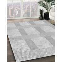 Patterned Dark Gray Rug, pat1552gry