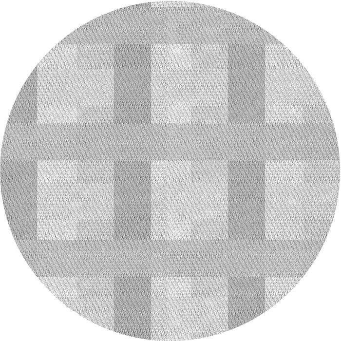 Square Patterned Dark Gray Rug, pat1552gry