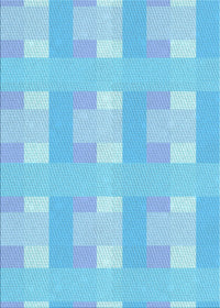 Machine Washable Transitional Blue Rug, wshpat1552lblu