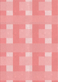 Machine Washable Transitional Pastel Pink Rug, wshpat1552rd