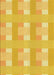 Machine Washable Transitional Bright Gold Yellow Rug, wshpat1552yw