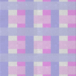 Square Patterned Pale Lilac Purple Novelty Rug, pat1552