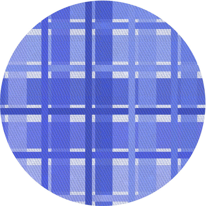 Square Patterned Blue Rug, pat1553blu