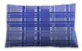 Patterned Rectangular Blue Lumbar Throw Pillow, 13 inch by 19 inch, lbpat1553blu