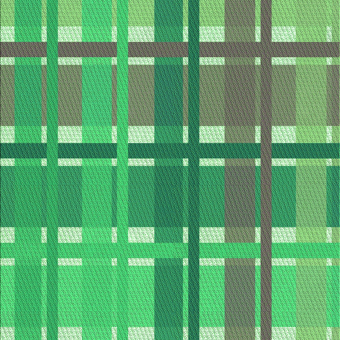 Machine Washable Transitional Cr Green Rug, wshpat1553grn