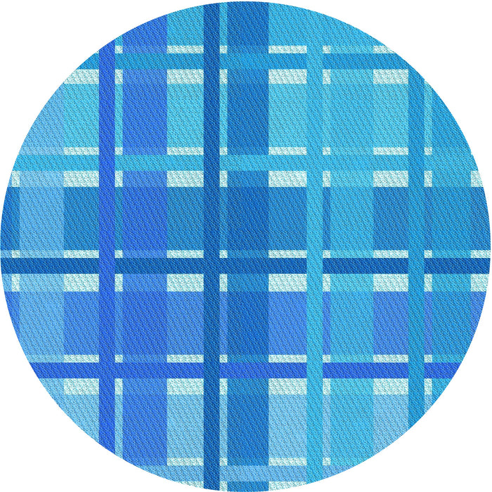 Square Machine Washable Transitional Neon Blue Rug in a Living Room, wshpat1553lblu