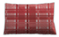 Patterned Rectangular Red Lumbar Throw Pillow, 13 inch by 19 inch, lbpat1553rd