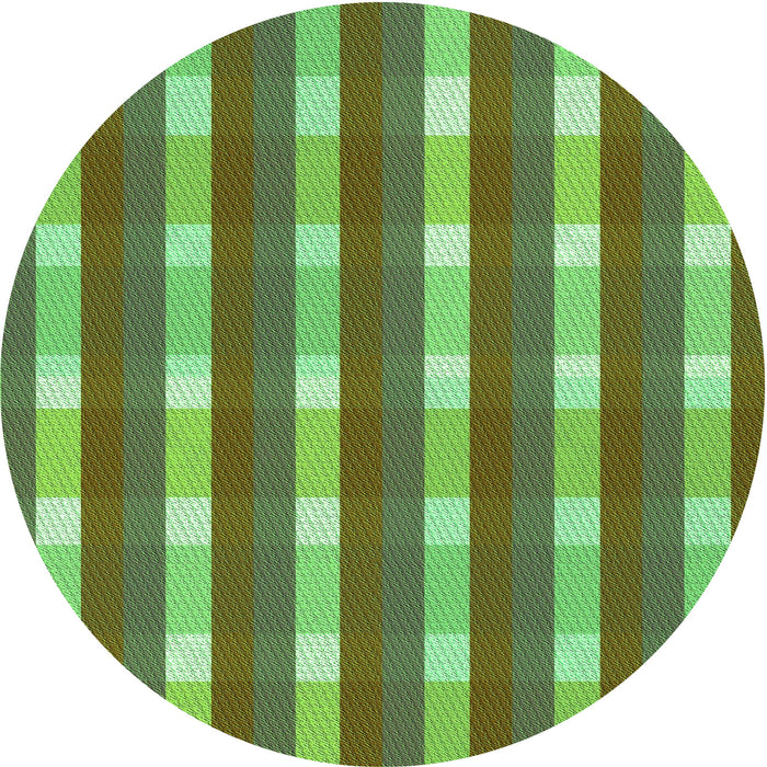 Square Machine Washable Transitional Green Rug in a Living Room, wshpat1554grn