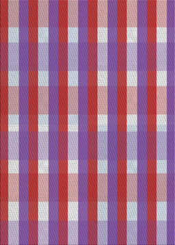 Patterned Burnt Pink Novelty Rug, pat1554