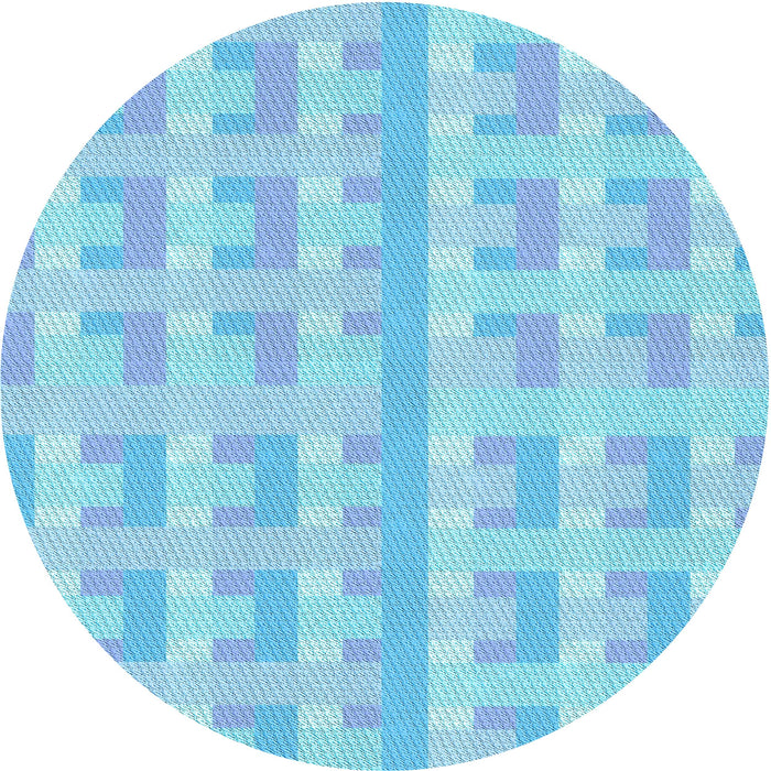 Square Machine Washable Transitional Blue Rug in a Living Room, wshpat1555lblu