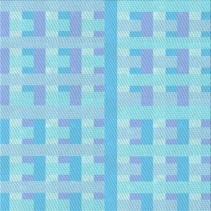 Round Machine Washable Transitional Blue Rug, wshpat1555lblu