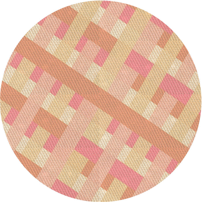 Square Machine Washable Transitional Orange Rug in a Living Room, wshpat1556org