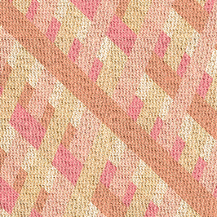 Patterned Orange Rug, pat1556org