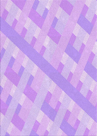 Machine Washable Transitional Purple Rug, wshpat1556pur