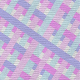 Square Patterned Lavender Blue Novelty Rug, pat1556