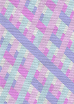 Patterned Lavender Blue Novelty Rug, pat1556