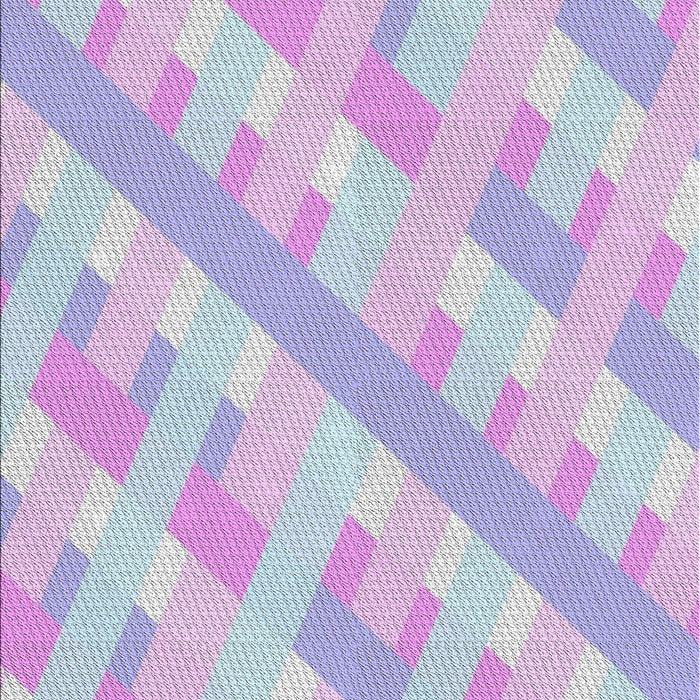 Patterned Lavender Blue Novelty Rug, pat1556