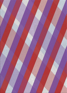 Patterned Burnt Pink Novelty Rug, pat1557