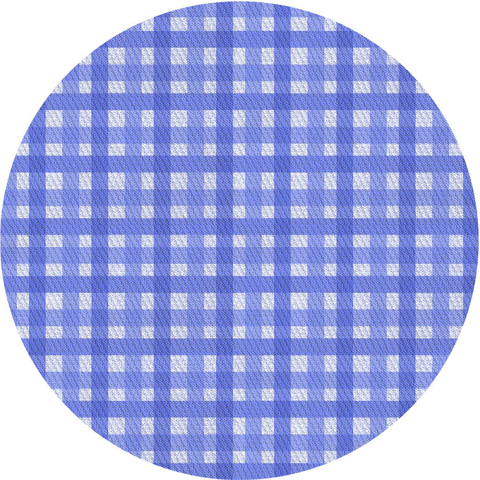 Square Patterned Sky Blue Rug, pat1558blu