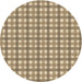 Square Patterned Brown Rug, pat1558brn