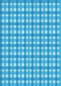 Machine Washable Transitional Bright Turquoise Blue Rug, wshpat1558lblu