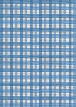 Patterned Light Sky Blue Novelty Rug, pat1558