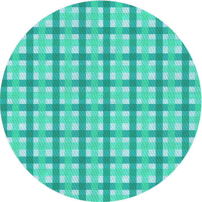 Square Machine Washable Transitional Dark Turquoise Green Rug in a Living Room, wshpat1559lblu