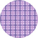 Square Machine Washable Transitional Medium Purple Rug in a Living Room, wshpat1559pur