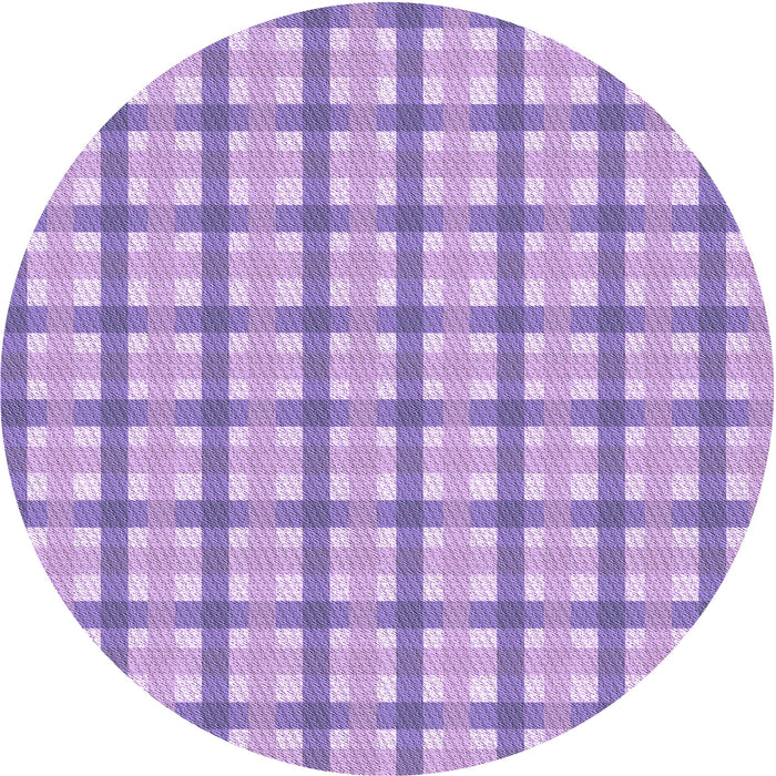 Square Patterned Medium Purple Rug, pat1559pur