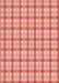 Machine Washable Transitional Light Salmon Pink Rug, wshpat1559rd