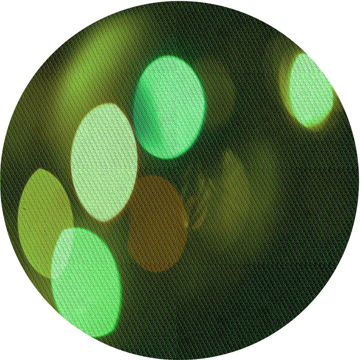 Square Patterned Dark Lime Green Rug, pat156grn