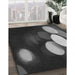Patterned Platinum Gray Rug in Family Room, pat156gry