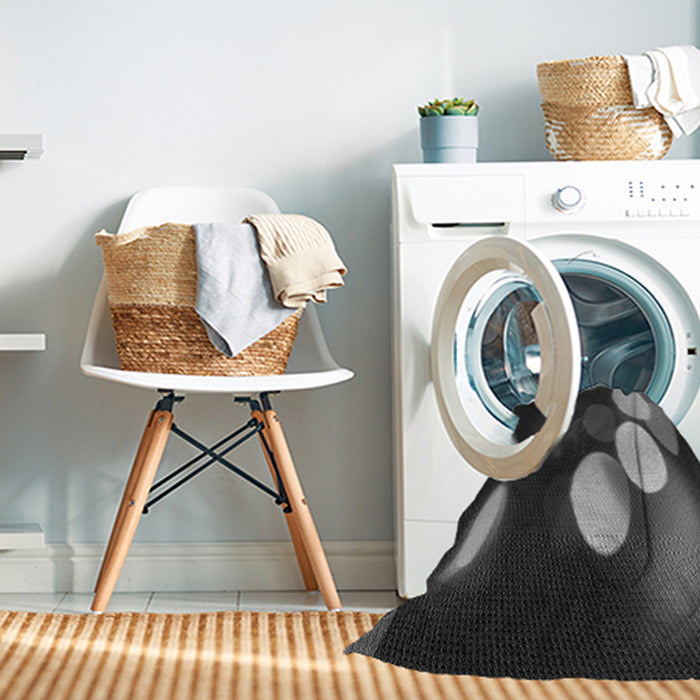 Machine Washable Transitional Platinum Gray Rug in a Washing Machine, wshpat156gry