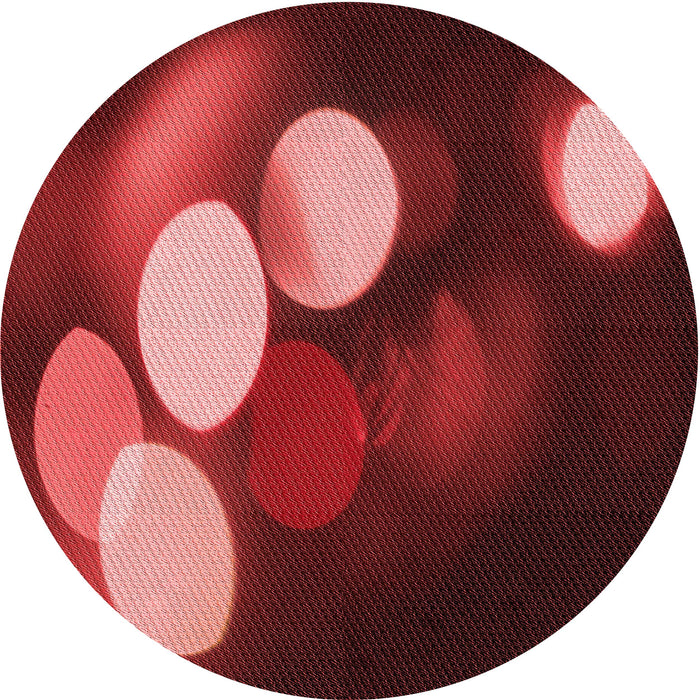 Square Patterned Crimson Red Rug, pat156rd