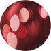 Square Patterned Crimson Red Rug, pat156rd