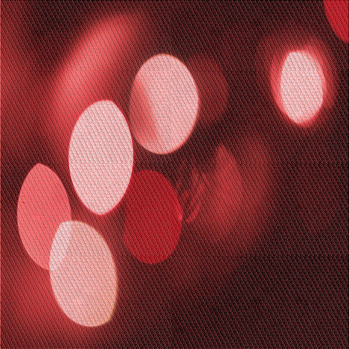 Round Patterned Crimson Red Rug, pat156rd