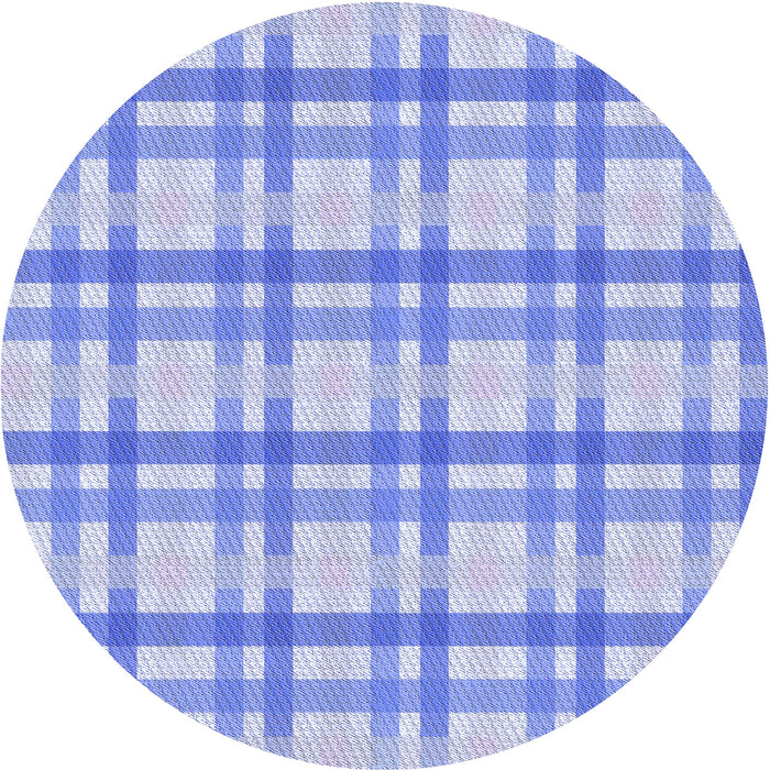 Square Patterned Sky Blue Rug, pat1560blu