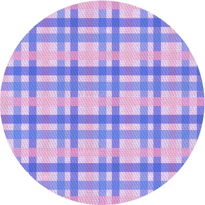Square Patterned Purple Rug, pat1560pur