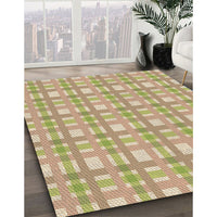 Patterned Peru Brown Rug, pat1561brn