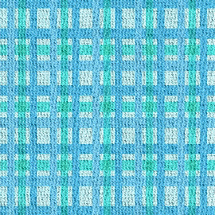 Machine Washable Transitional Bright Turquoise Blue Rug, wshpat1561lblu