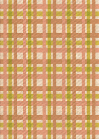 Machine Washable Transitional Orange Rug, wshpat1561org