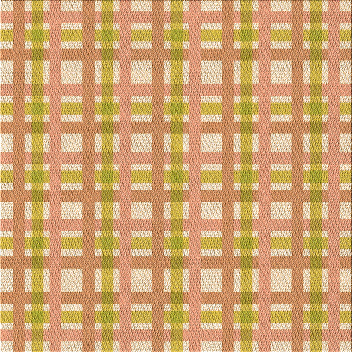 Round Patterned Orange Rug, pat1561org