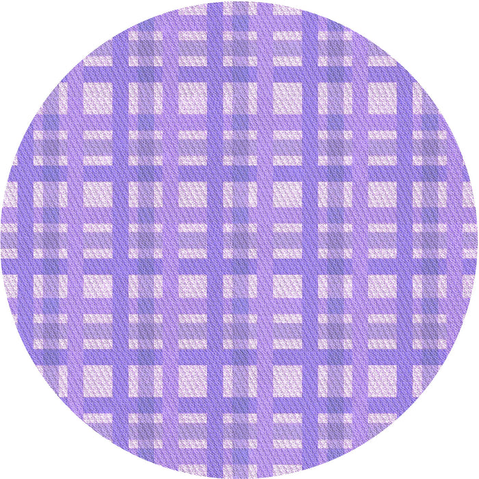Square Machine Washable Transitional Purple Mimosa Purple Rug in a Living Room, wshpat1561pur