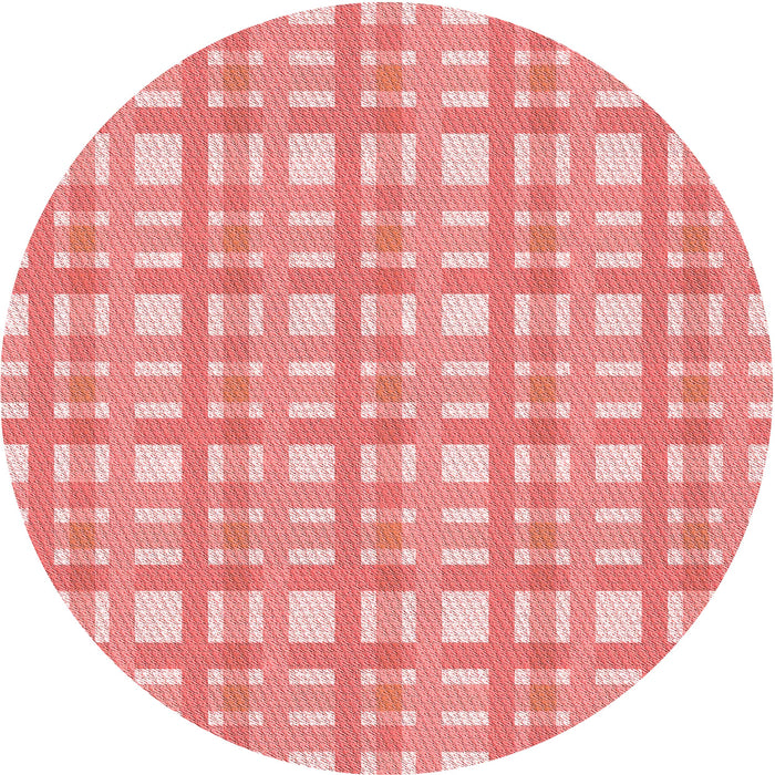 Square Machine Washable Transitional Pastel Pink Rug in a Living Room, wshpat1561rd