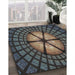 Machine Washable Transitional Midnight Gray Rug in a Family Room, wshpat1562